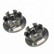 M12 M14 A2 A4 Stainless Steel SS304 SS316 Flange Slotted Castle Nut